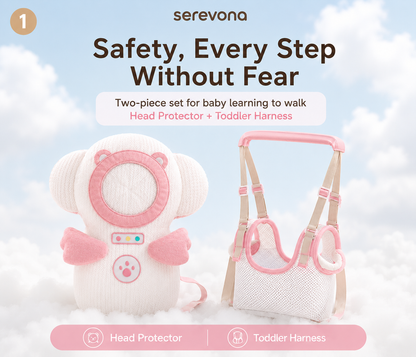Toddler Cushion Backpack & Walking Harness Sets